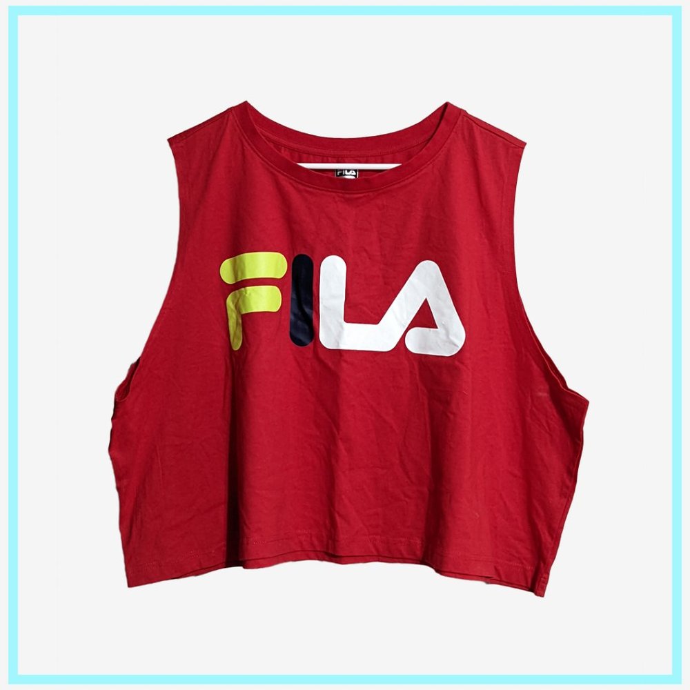 Red Fila Tank Top 3XL
